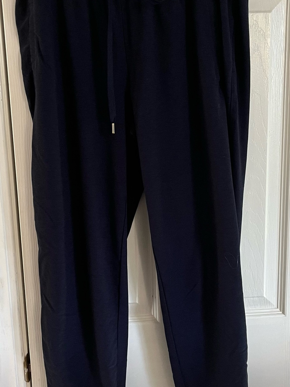 Women’s Navy Drawstring Casual Pants